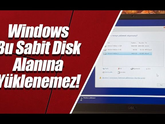 "Bu Sabit Disk Alanına Yüklenemez" Hatası ve Çözümü 5 bu sabit disk alanina yuklenemez hatasi ve cozumu