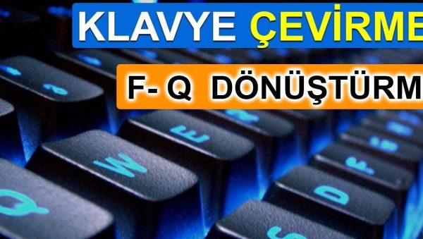 klavye dili f klavyeden q klavyeye nasil gecilir windows 10