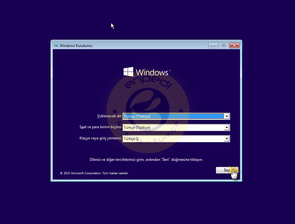 komut istemi ile windows 10 kurulumu temiz bir baslangic