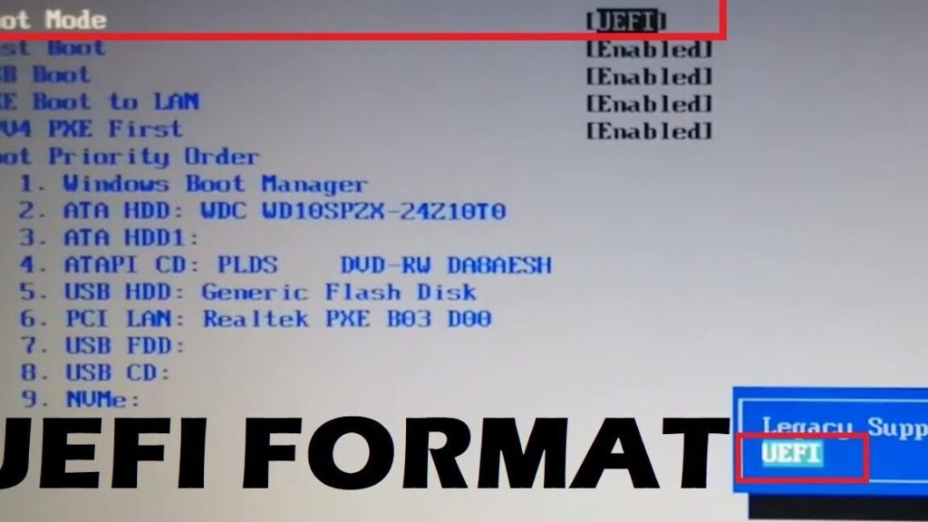 Önyükleme Modu: Windows UEFI Modu Nedir? 5 onyukleme modu windows uefi modu nedir