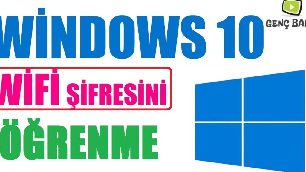 unuttugunuz wifi sifresini ogrenin windows 10