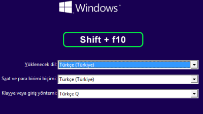 unutulan windows giris sifresi nasil kaldirilir