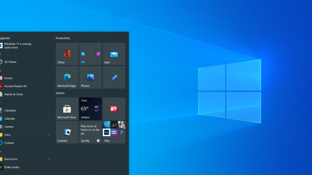 windows 10 baslat menusu acilmiyor sorunu tanilayin ve cozun