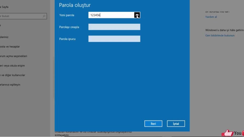 Windows 10 Bilgisayara Şifre Nasıl Koyulur? 5 windows 10 bilgisayara sifre nasil koyulur