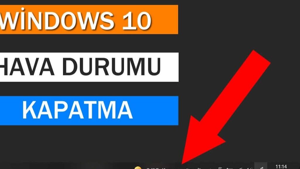 windows 10 hava durumu kapatma hava durumu bildirimlerini devre disi birakin
