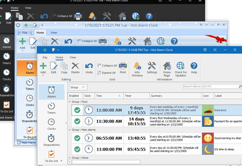 windows 10 icin en iyi alarm programlari