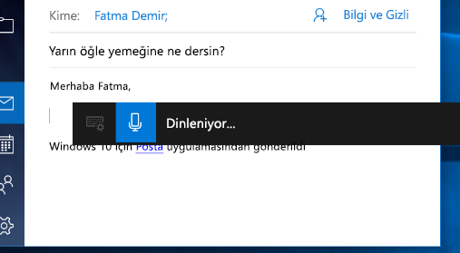 Windows 10 Sesle Yazma Özelliği Nasıl Kullanılır? 5 windows 10 sesle yazma ozelligi nasil kullanilir