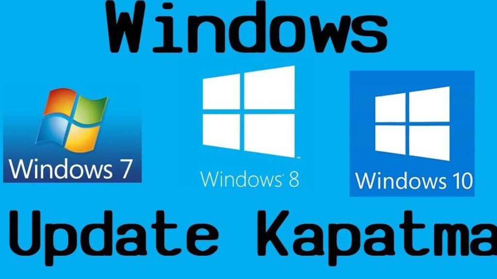 windows 7 guncelleme kapatma adim adim rehber