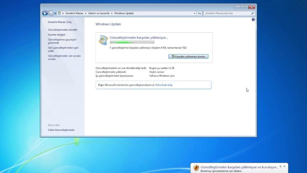 windows 7 update sorun giderici guncelleme sorunlarini cozun