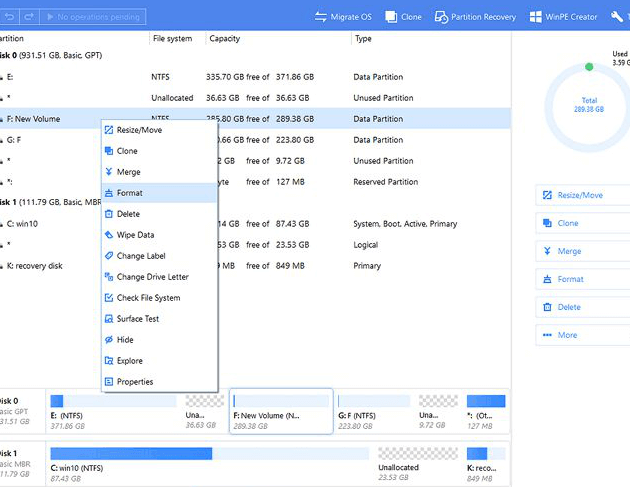 windows disk yonetimi bolumler olusturma ve bicimlendirme