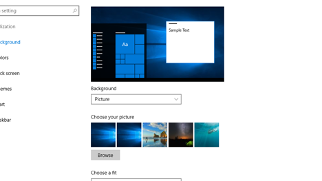 windows duvar kagidi degistirme kisisellestirin