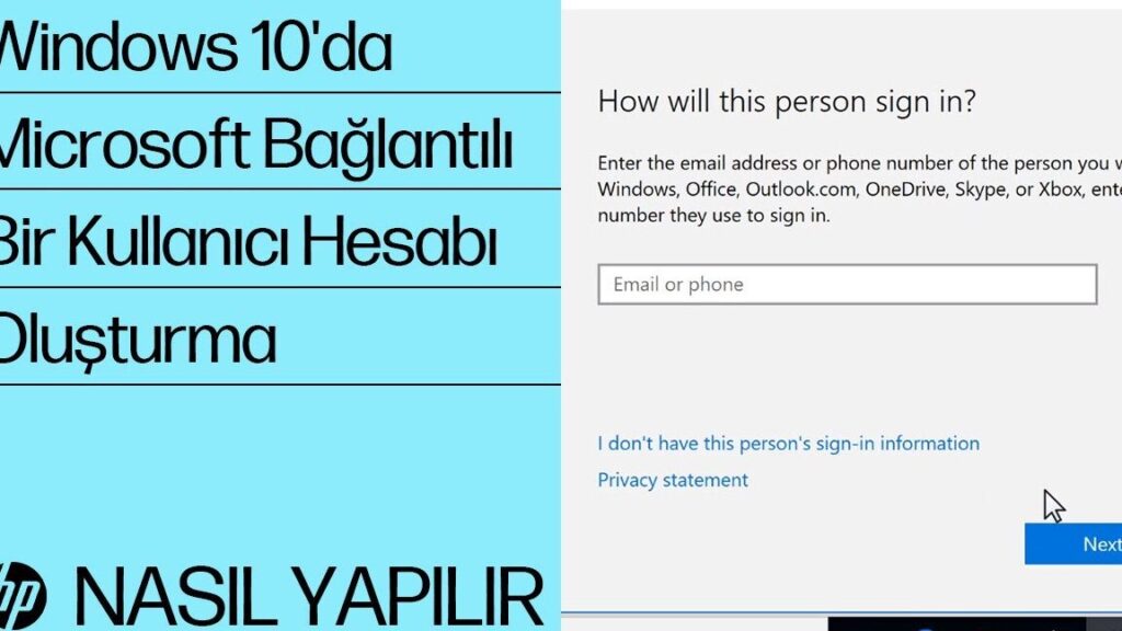 Windows Hesap Açma - Yeni Bir Hesap Oluşturun 5 windows hesap acma yeni bir hesap olusturun