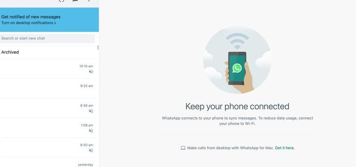 windows icin whatsapp masaustunuzde sohbet edin