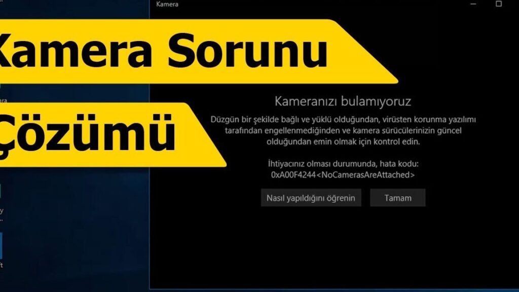 Windows Kamera Açılmıyor mu? Sorunu Çözün! 5 windows kamera acilmiyor mu sorunu cozun
