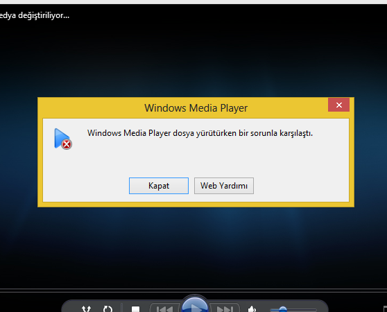 "Windows Media Player Dosya Yürütürken Bir Sorunla Karşılaştı" Hatası Çözümü! 5 windows media player dosya yuruturken bir sorunla karsilasti hatasi cozumu