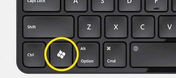 windows tusu hangisi klavyede bulma