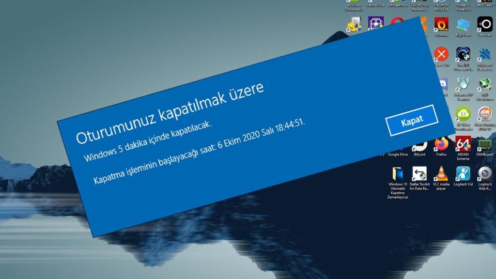 Windows Zamanlı Kapatma - Bilgisayarınızı Otomatik Kapatın 5 windows zamanli kapatma bilgisayarinizi otomatik kapatin