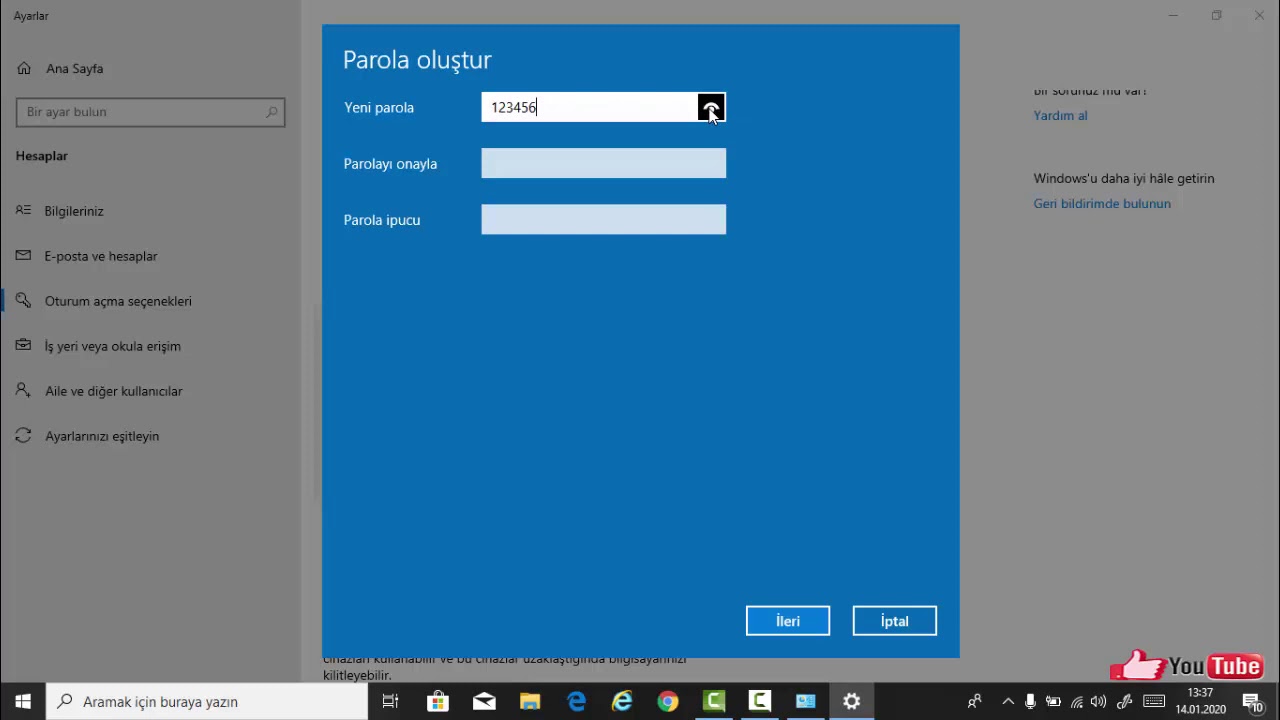 Windows 10 Şifre Koyma: Bilgisayarınızı Güvence Altına Alın 7