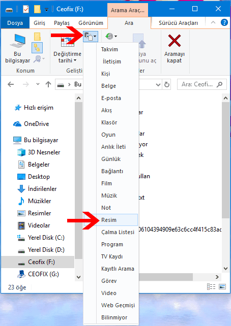 Windows Fotoğraf Görüntüleyicisi: Fotoğraflarınızı Yönetin 7 dosya gezgini arama