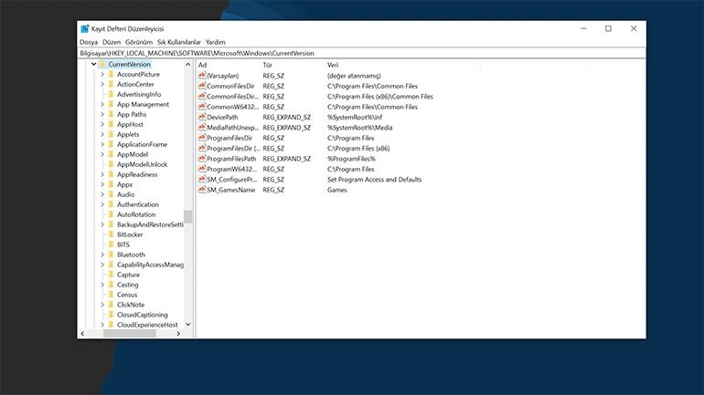Windows Kayıt Defteri Nedir ve Nasıl Kullanılır? 7 2019070214194050472