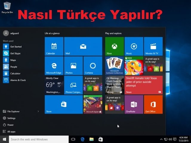 Windows 10'u Türkçeye Çevirme - Pratik Rehber 6 6 sddefault