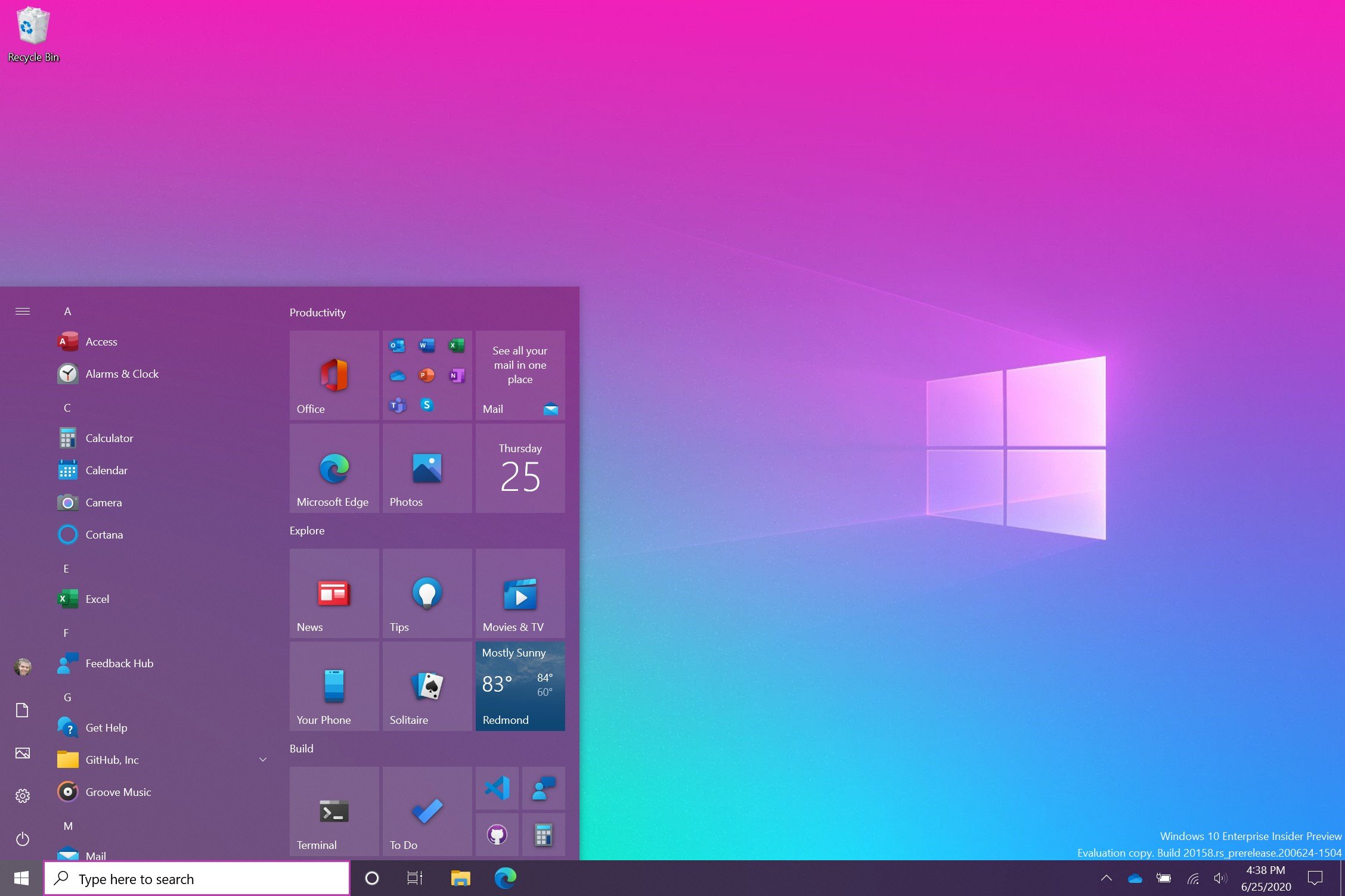 Windows 10 20H2 Güncelleme: Yeni Özellikler ve İyileştirmeler 7 Windows 10 Yeni BaC59Flat MenC3BCsC3BC Pride 2020