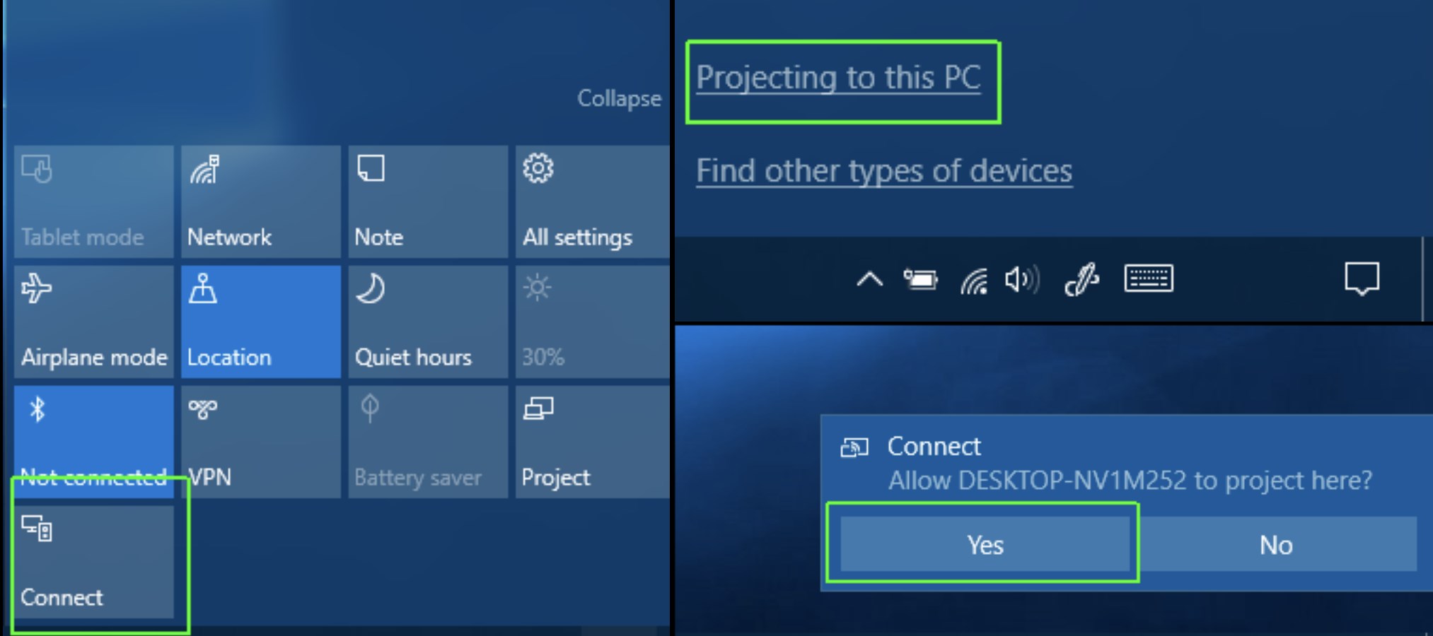 Miracast Windows 10 İndir (Gezginler İçin) 4 miracast nedir nasil kullanilir163525 2