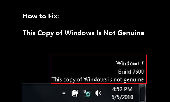 windows not genuine