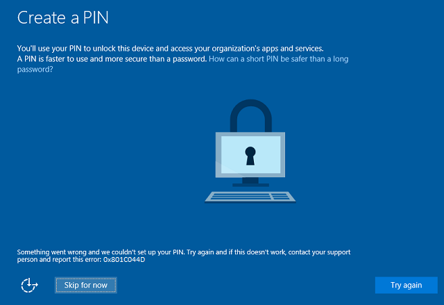 Windows Hello PIN Nedir ve Nasıl Kullanılır? 6 pin error