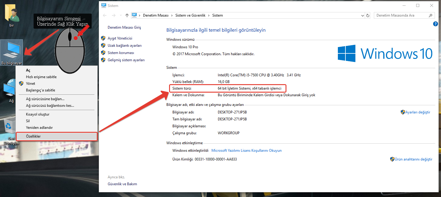 Windows 10 32 Bit Sistem Gereksinimleri: Bilgisayarınız Uygun mu? 8 3264