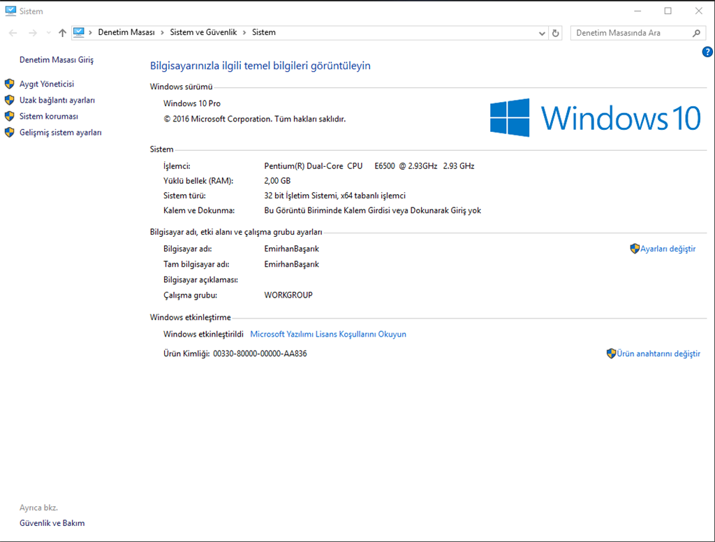 Windows 10 32 Bit Sistem Gereksinimleri: Bilgisayarınız Uygun mu? 6 660bae19 0d95 4a89 a2fe 7d6df2550775