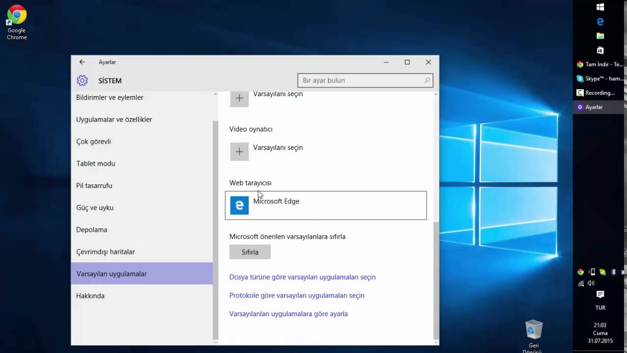 İnternete Açılan Kapı: Windows Tarayıcı Seçenekleri! 8