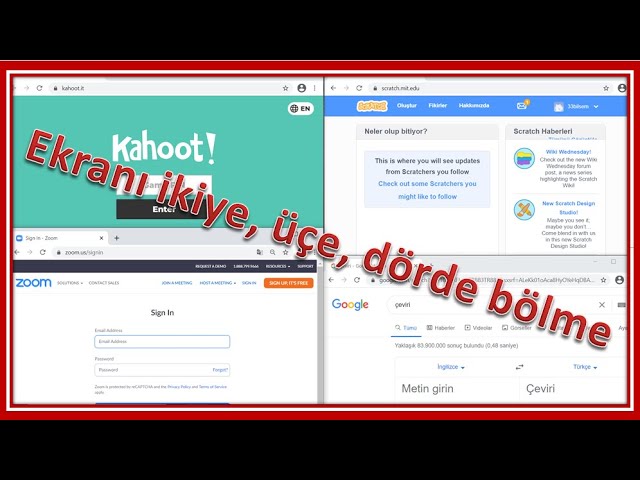 Windows Ekranı İkiye Bölme: İki Uygulamayı Yan Yana Kullanın 6 7 sddefault