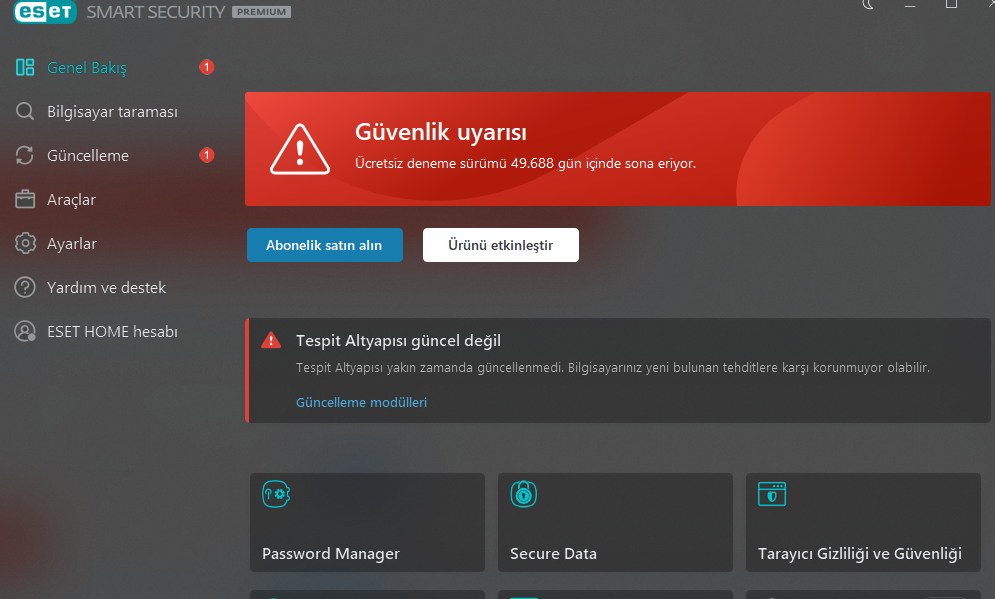 NOD32 Deneme Sürümünü Windows 7'ye İndirin 9 ekran goeruentuesue 2024 08 10 124347 png