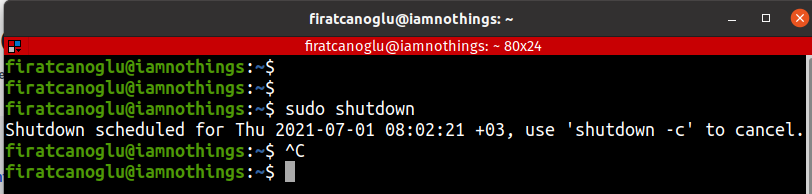Windows Zamanlı Kapatma - Bilgisayarınızı Otomatik Kapatın 8 linux shutdown komutu kullanimi