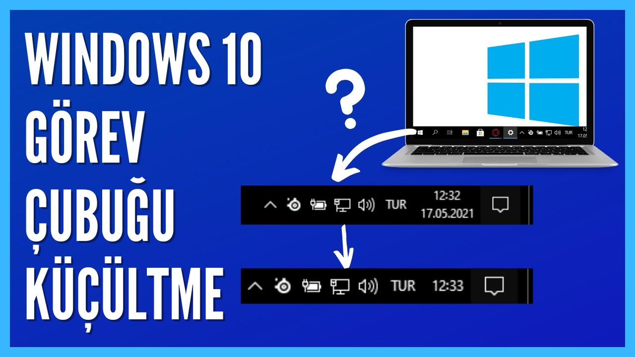Windows 10 Görev Çubuğu Simgeleri Küçültme: Daha Fazla Alan 7