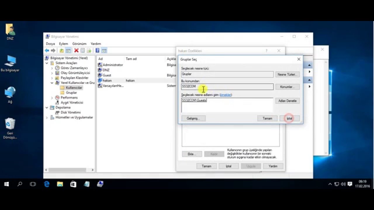 Windows 10 Yeni Kullanıcı Ekleme - Kolay ve Hızlı 8