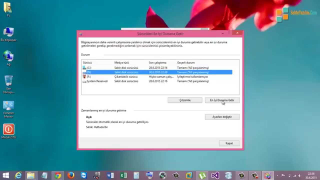 Disk Birleştirme: Harddisk Birleştirme Windows 8! 6