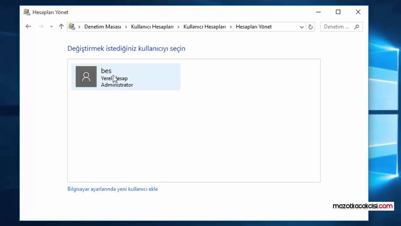 Windows Oturum Aç - Hesabınıza Giriş Yapın 7