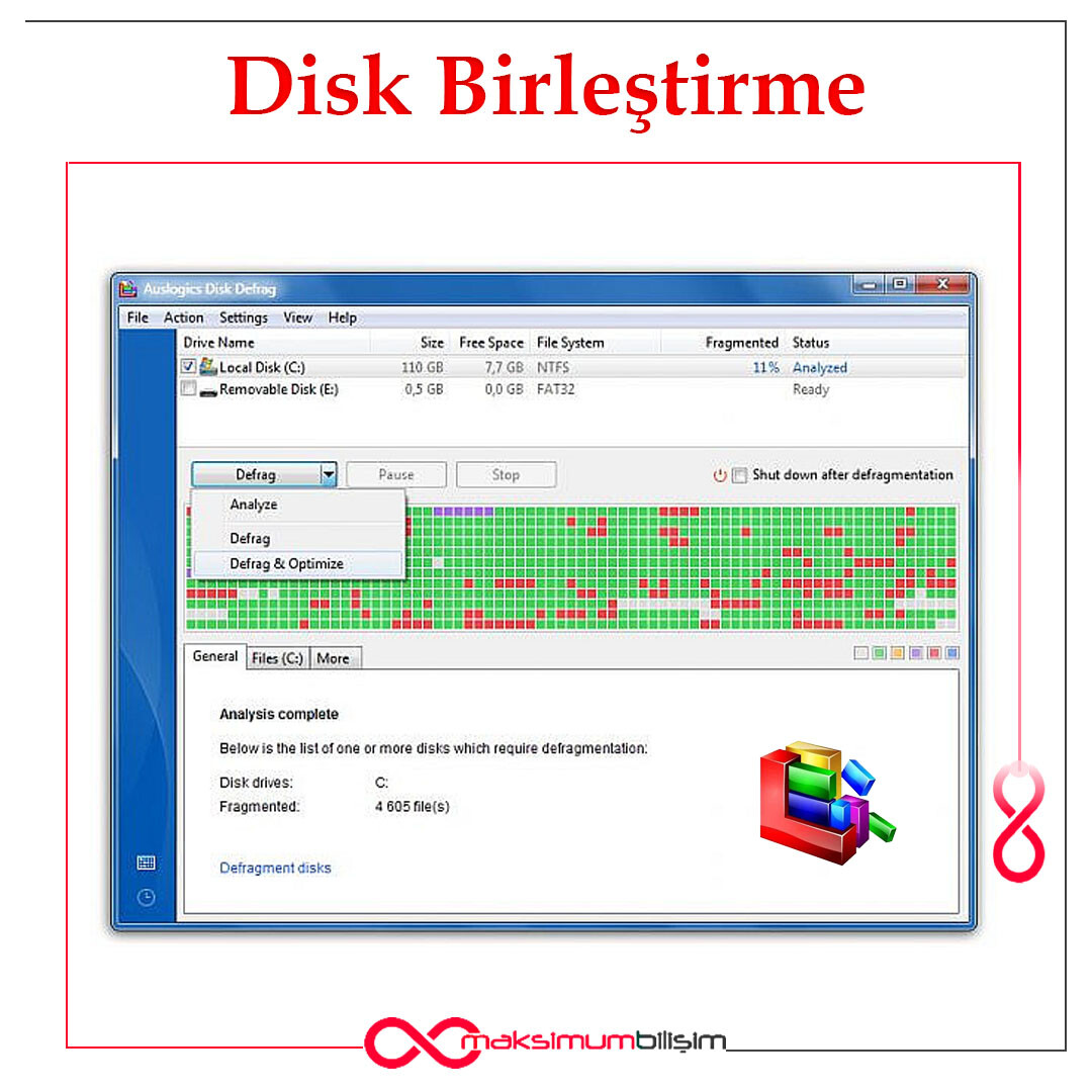 Disk Birleştirme: Harddisk Birleştirme Windows 8! 7 disk birlestirme