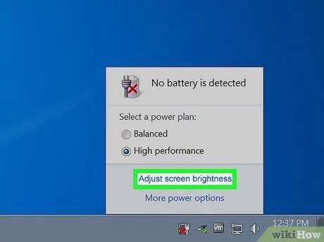 Ekran Yönlendirme: Ekran Ters Döndü Windows 8 Çözümü! 9 v4 460px Control the Brightness of Your Computer With Windows 7 Step 2 Version 5.jpg