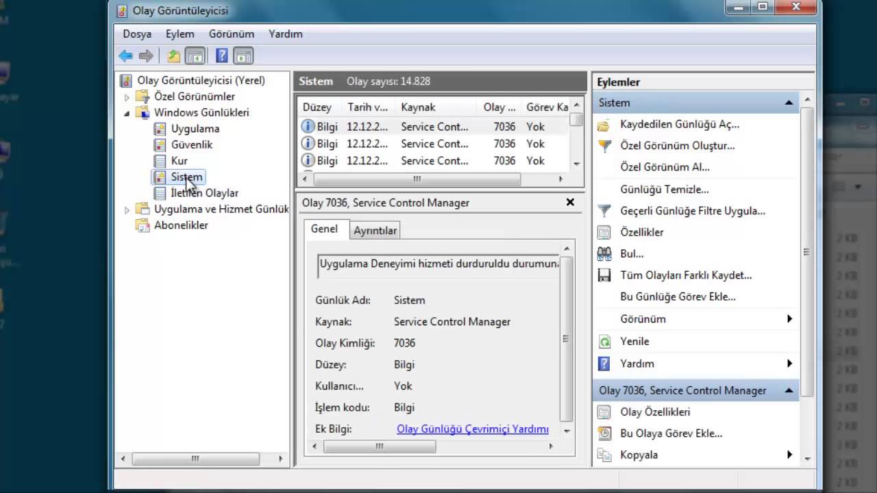 Sisteminizi İnceleyin: Windows Olay Günlüğü Nedir, Nasıl Kullanılır? 8